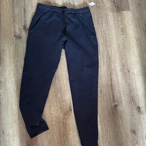 Old Navy Black Sweatpants with Elastic Cuffs